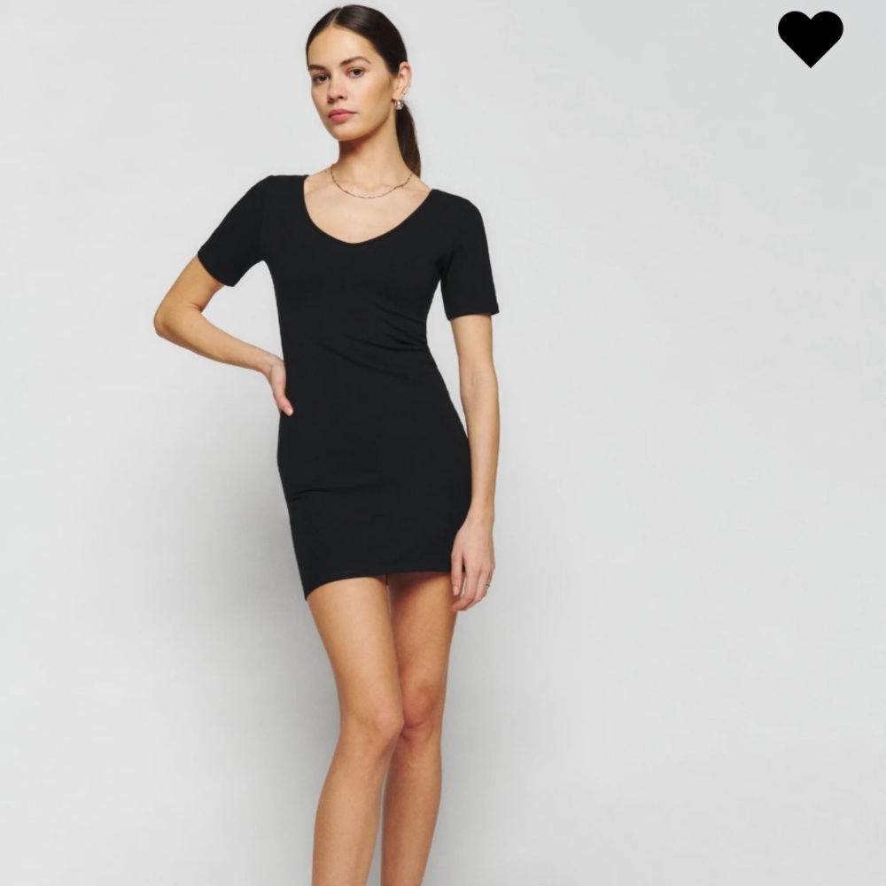 NWT Reformation Aubriella Dress Size M in Black